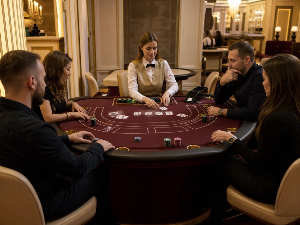 Ultimate Texas Hold’em w fizycznej sali gier